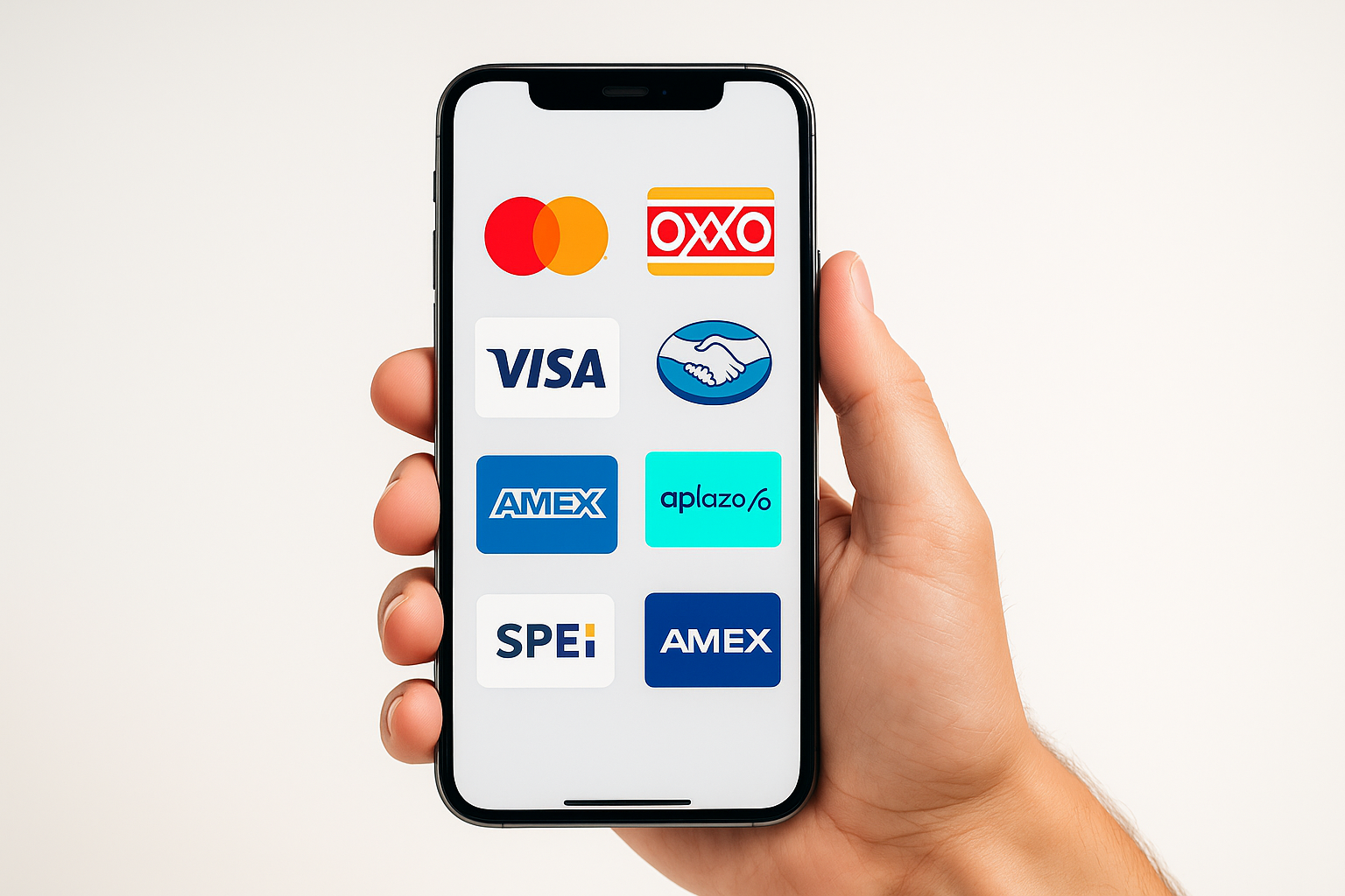 Métodos de pago aceptados