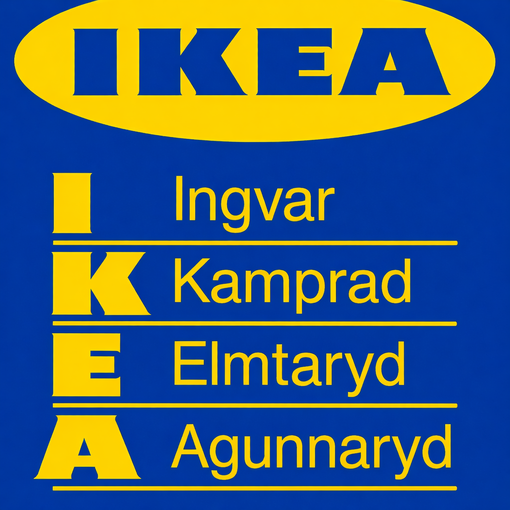 Acronimo de IKEA. 
