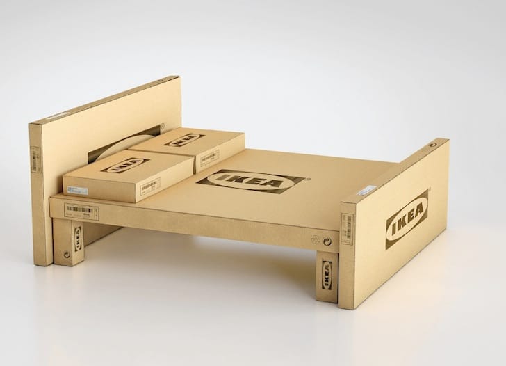 Representación de modelo Flat Pack 