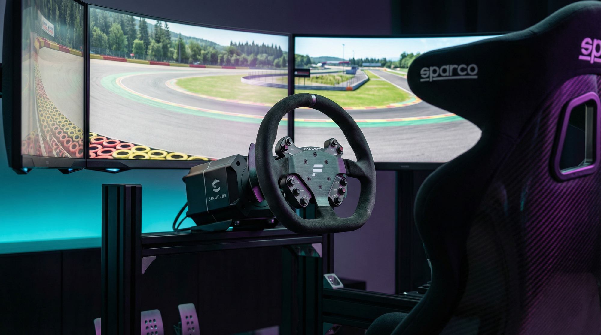 Equipo fanatec simracing de alta gama