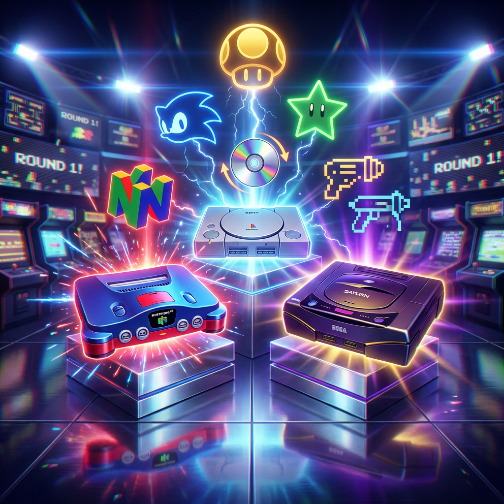 Guerra de consolas 90s.
