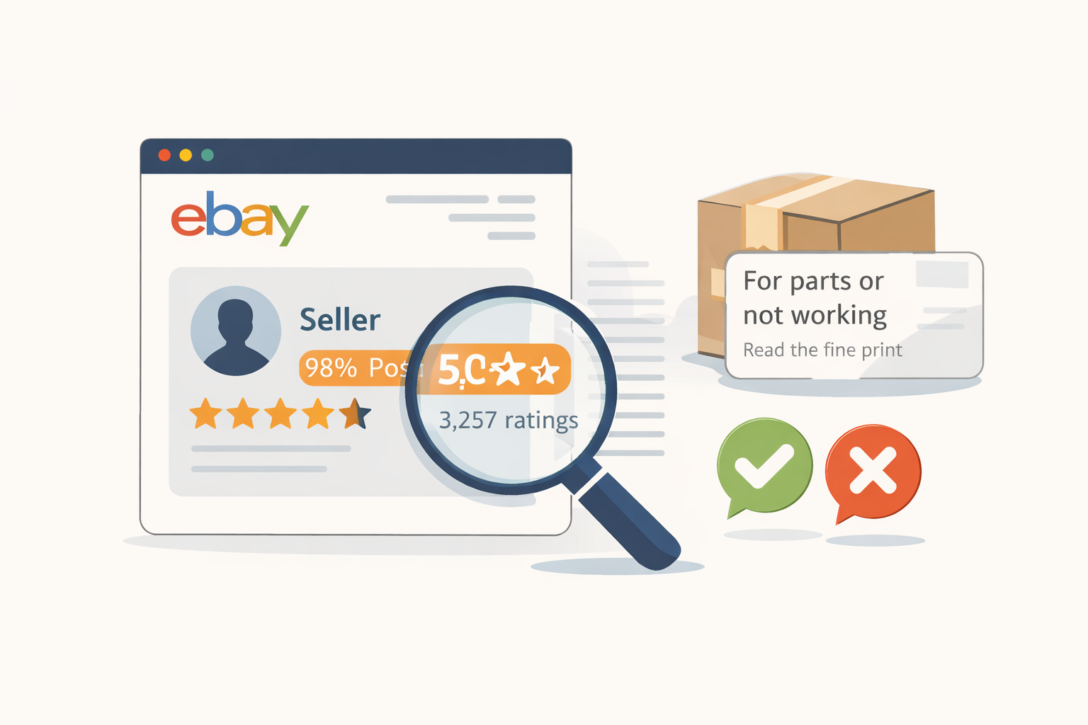 La reputación del vendedor es clave