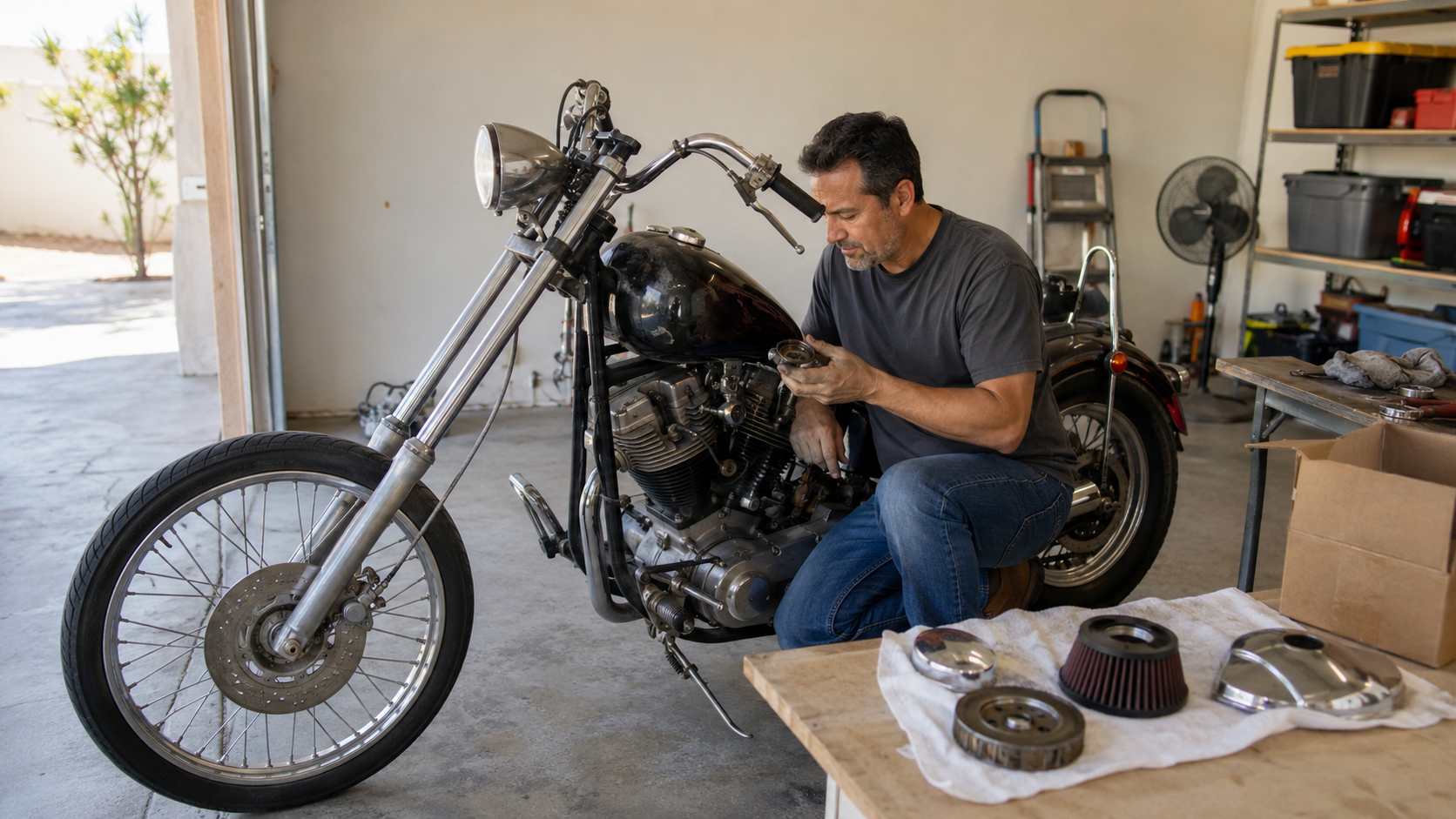 Julian y su Harley