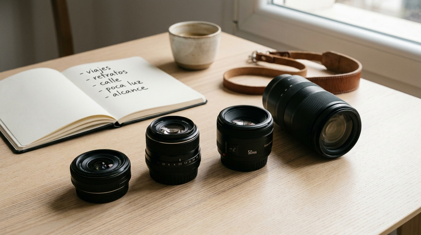 Comparación de lentes fotográficos para elegir el siguiente lente después del kit lens