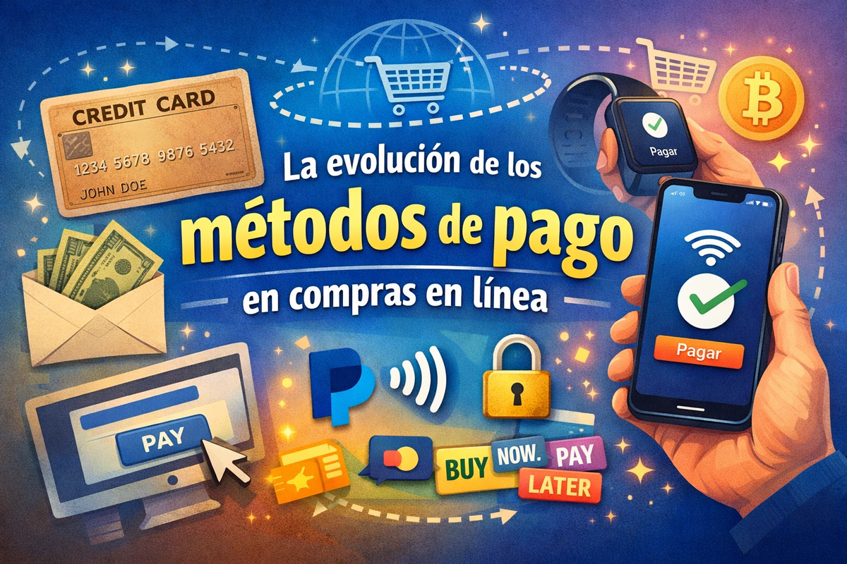 La evolución de los métodos de pago en compras en línea: de teclear tu tarjeta a pagar con un “tap” Post feature image