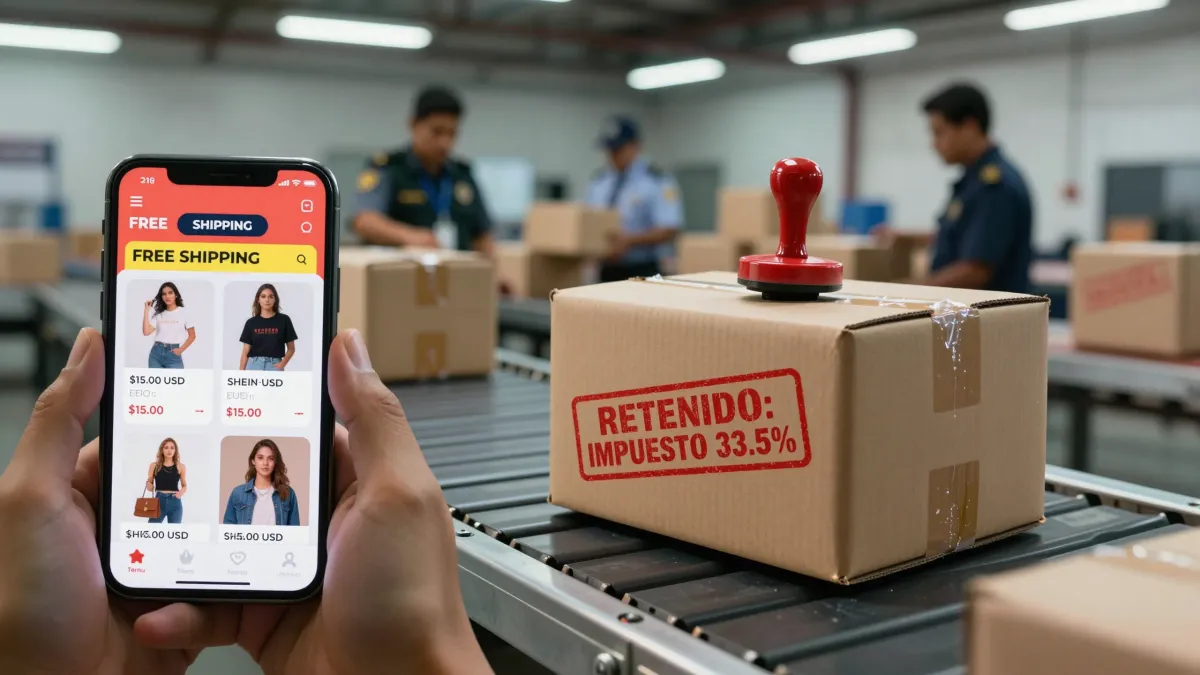 Adiós a los "Envíos Gratis" de China: Por qué tus compras en Shein y Temu pagan 33.5% de impuestos en 2026 (y cómo evitar sorpresas) Post feature image