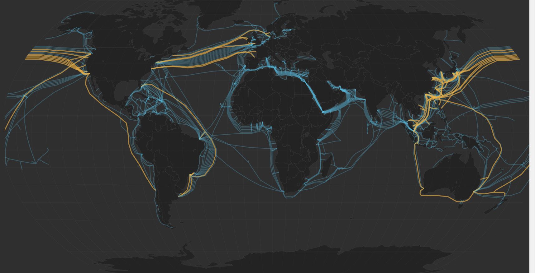 Cómo viaja Internet a través de los océanos